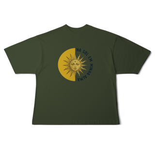 Nome do produto Camiseta Oversized - Há sol em minha alma