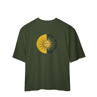 Nome do produto Camiseta Oversized - Há sol em minha alma