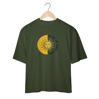 Nome do produto Camiseta Oversized - Há sol em minha alma