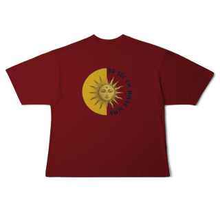 Nome do produto Camiseta Oversized - Há sol em minha alma