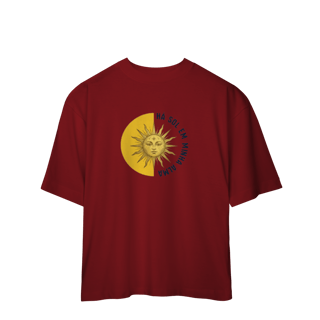 Nome do produto Camiseta Oversized - Há sol em minha alma