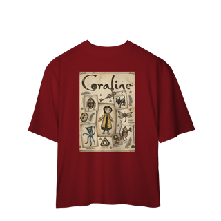 Nome do produto Camiseta Oversized Coraline 