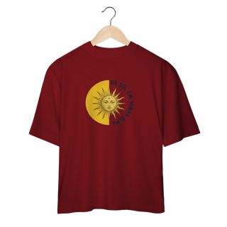 Nome do produto Camiseta Oversized - Há sol em minha alma