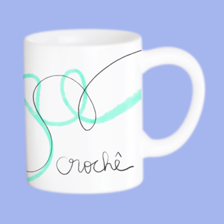 Nome do produto Caneca crochê gorl