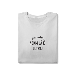 Nome do produto T-shirt 43km já é ultra!