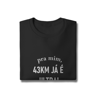 Nome do produto Moletom Fechado 43km já é ultra!