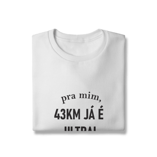 Nome do produto Moletom Fechado 43km já é ultra!