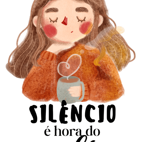 Poster Hora do café