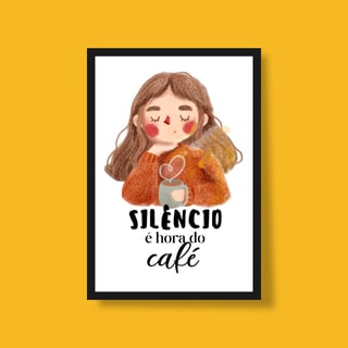 Nome do produto Poster Hora do café