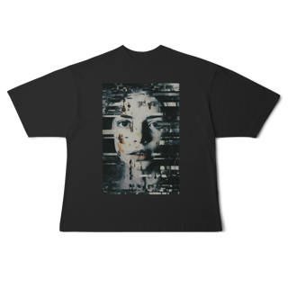 Nome do produtoCamiseta Oversize Unissex – Estampa Exclusiva Fragments Her | Pecado Santo