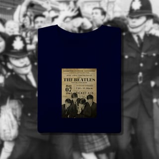 Nome do produto Camiseta unisex - The Beatles in Concert