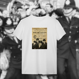 Nome do produto Camiseta unisex - The Beatles in Concert