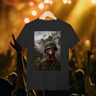 Nome do produto Camiseta unisex - War horror rooster