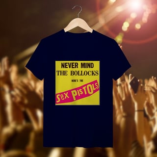 Nome do produto Never Mind The Bollocks (unissex)