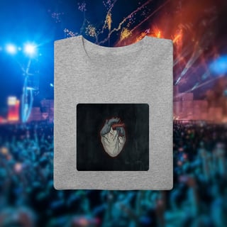 Nome do produto Camiseta unisex - Black gives way to blue