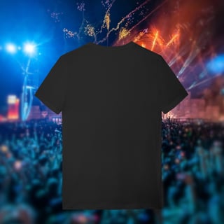 Nome do produto Camiseta unisex - Black gives way to blue