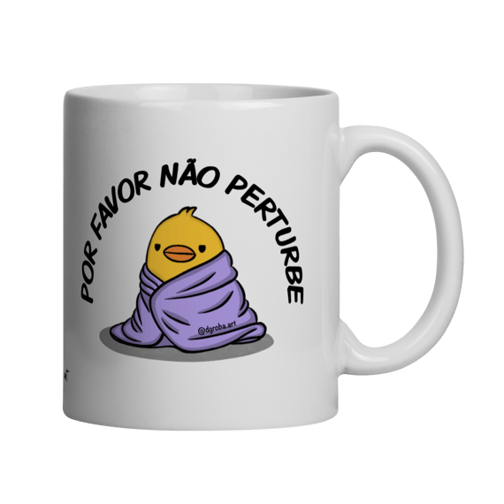 Caneca Não Perturbe