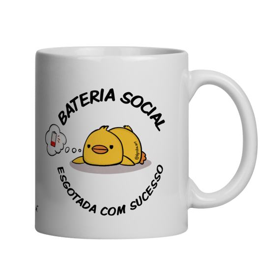 Caneca Bateria Social Esgotada