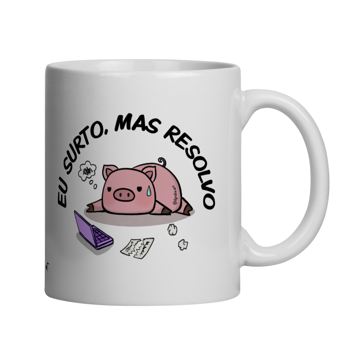 Nome do produto: Caneca Eu Surto