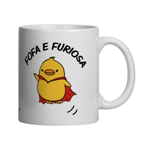 Caneca Fofa e Furiosa