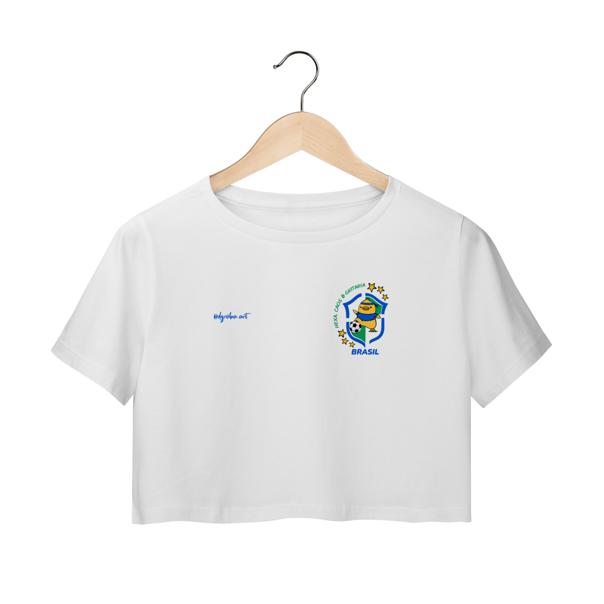 Nome do produto: Cropped - Hexa, Caos e Gritaria