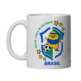 Nome do produto Caneca - Hexa, Caos e Gritaria