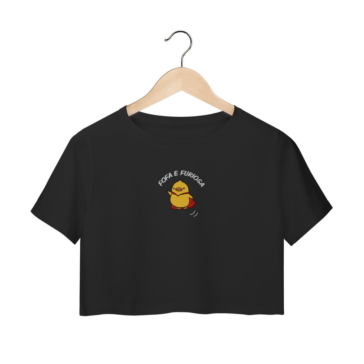 Nome do produto: Cropped Fofa e Furiosa