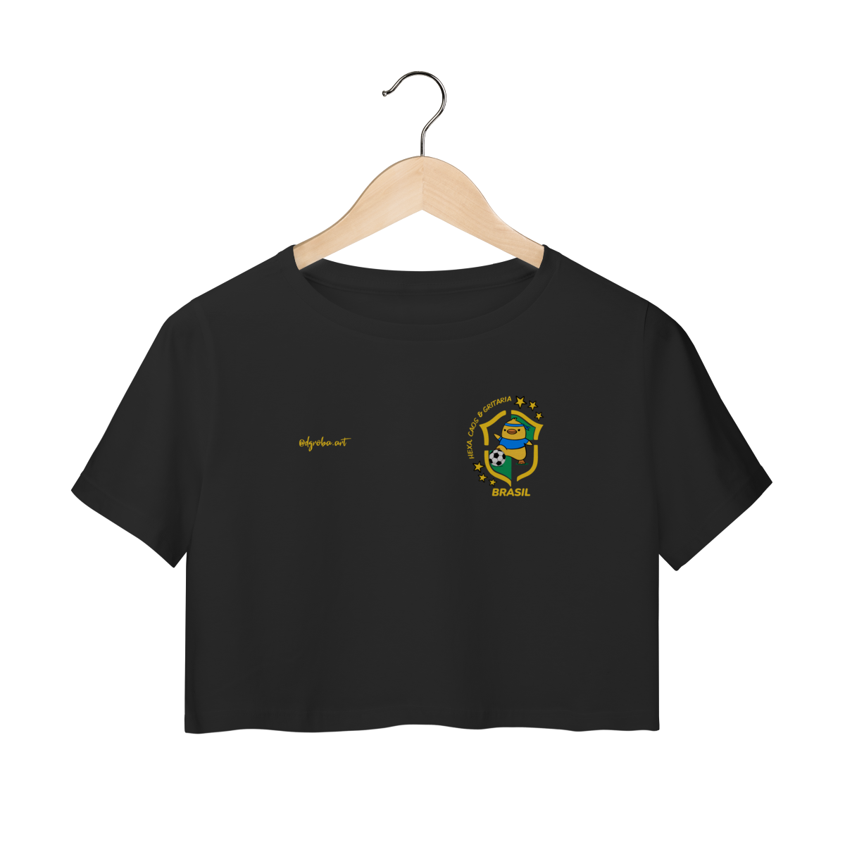 Nome do produto: Cropped - Hexa, Caos e Gritaria