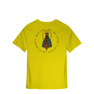 Nome do produto Quality Infantil (2 a 8) – Nossa Senhora Aparecida (Pequena Frente + Grande Costas)