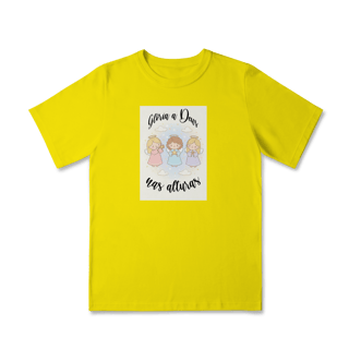 Nome do produto Camiseta Quality Infantil Glória a Deus nas Alturas – Anjinhos (2 a 8 anos)