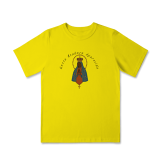 Nome do produto Camiseta Quality Infantil (2 a 8) – Nossa Senhora Aparecida (Frente e Verso)