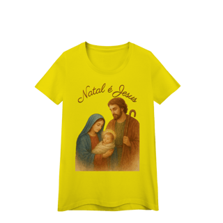 Nome do produto Baby Long Quality Natal é Jesus – Sagrada Família