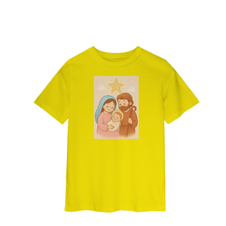 Nome do produto Camiseta Quality Infantil– Sagrada Família (Estilo Infantil | 2 a 8 anos)