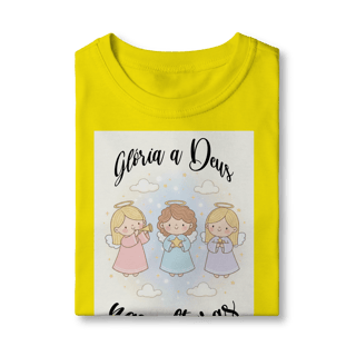 Nome do produto Camiseta Classic Infantil Glória a Deus nas Alturas – Anjinhos