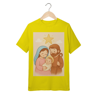 Nome do produto Camiseta Quality Juvenil – Sagrada Família (Estilo Infantil | 10 a 14 anos)