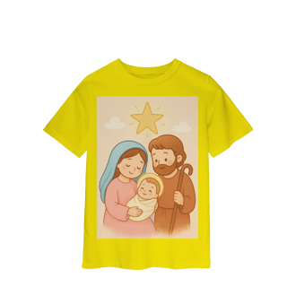 Nome do produto Camiseta Classic Infantil – Sagrada Família (Estilo Infantil)