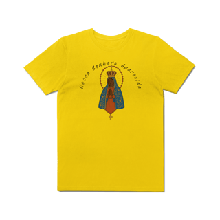 Nome do produto T-Shirt Estonada – Nossa Senhora Aparecida (Frente e Costas)