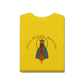Nome do produto T-Shirt Estonada – Nossa Senhora Aparecida (Frente e Costas)