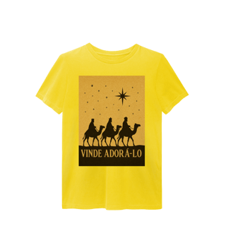 Nome do produto T-Shirt Estonada Vinde Adorá-Lo – Reis Magos