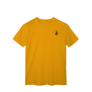 Nome do produto T-Shirt Classic – Nossa Senhora Aparecida (Emblema na Frente + Estampa Grande nas Costas)