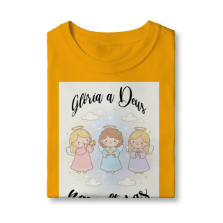 Nome do produto Camiseta Classic Infantil Glória a Deus nas Alturas – Anjinhos