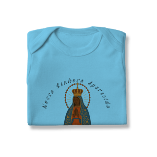 Nome do produto Boy Infantil – Nossa Senhora Aparecida (Frente e Costas)