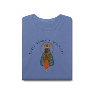 Nome do produto T-Shirt Estonada – Nossa Senhora Aparecida (Frente e Costas)