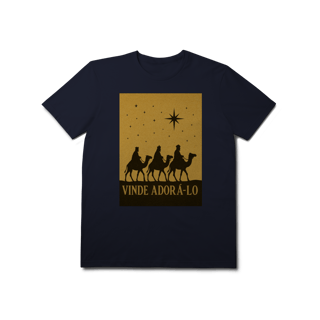 Nome do produto T-Shirt Prime Vinde Adorá-Lo – Reis Magos