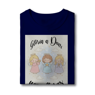 Nome do produto Camiseta Classic Infantil Glória a Deus nas Alturas – Anjinhos