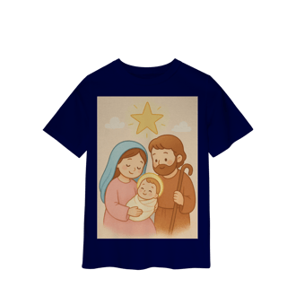 Nome do produto Camiseta Classic Infantil – Sagrada Família (Estilo Infantil)
