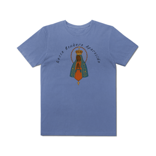 Nome do produto T-Shirt Estonada – Nossa Senhora Aparecida (Frente e Costas)