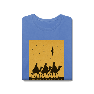 Nome do produto T-Shirt Estonada Vinde Adorá-Lo – Reis Magos