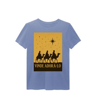 Nome do produto T-Shirt Estonada Vinde Adorá-Lo – Reis Magos