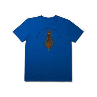 Nome do produto T-Shirt Prime – Nossa Senhora Aparecida (Estampas Grandes Frente e Costas)